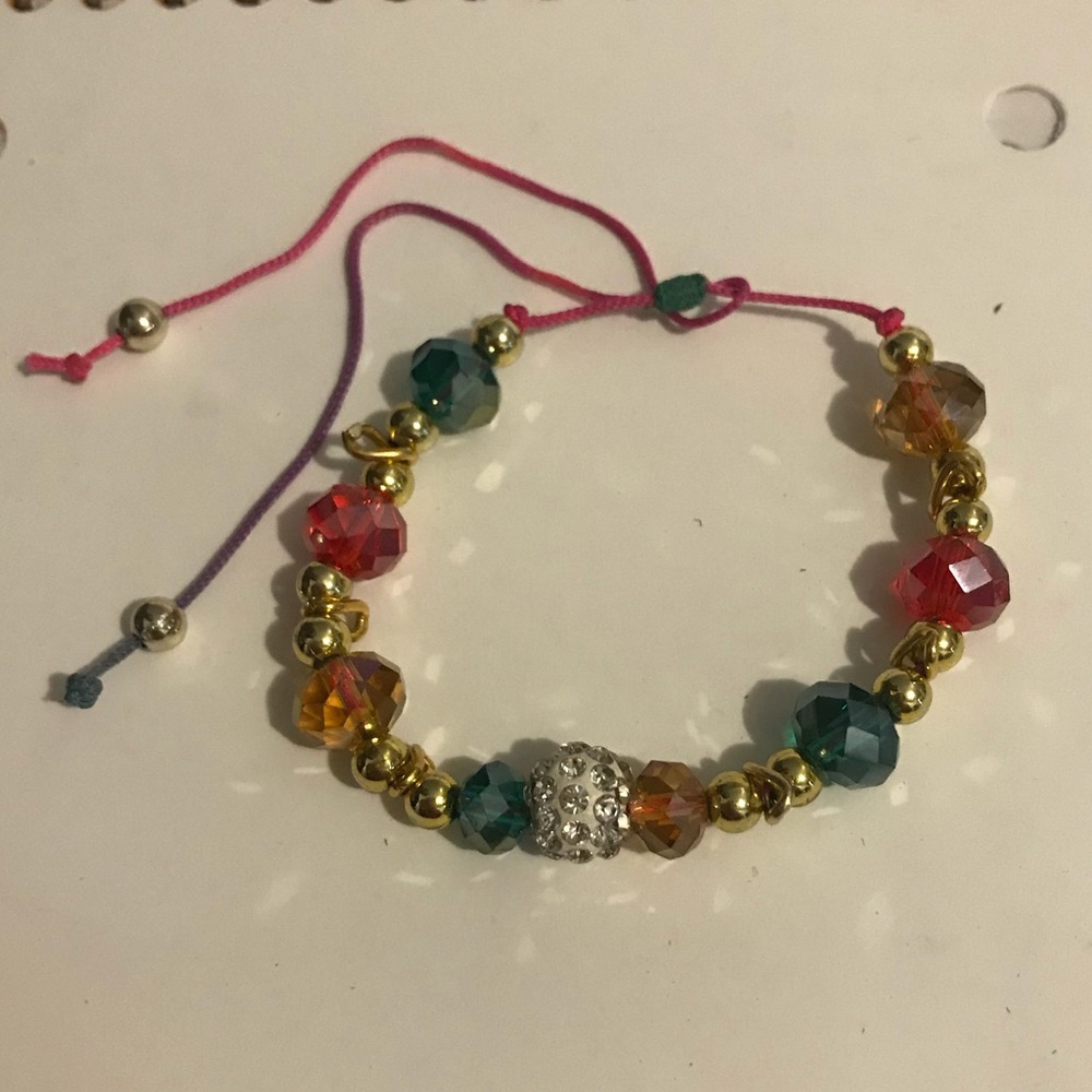 Colorful beaded bracelet